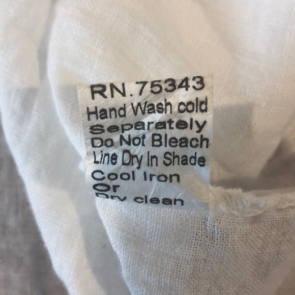 Lungo L’arno Linen Lace Top S Made in Italy - Picture 6 of 6